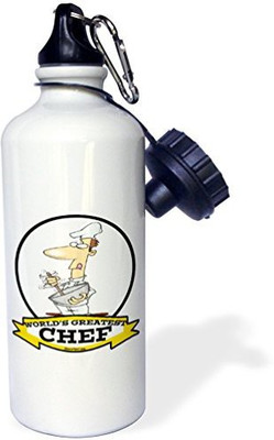 

3dRose 621 ml Water Purifier Bottle(White)