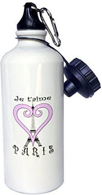 

3dRose 621 ml Water Purifier Bottle(White)