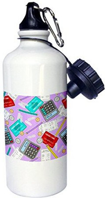 

3dRose 621 ml Water Purifier Bottle(White)