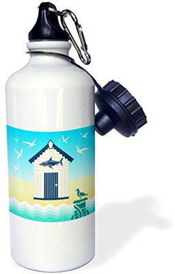 

3dRose 621 ml Water Purifier Bottle(White)