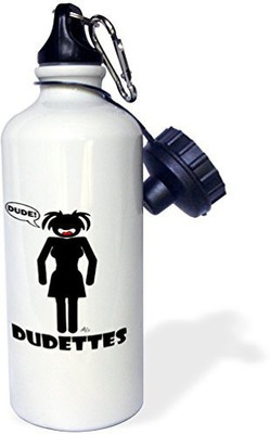 

3dRose 621 ml Water Purifier Bottle(White)