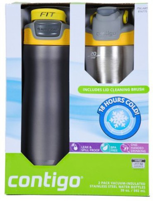 

Ignite USA 0.59 l Water Purifier Bottle(Silver, Grey)