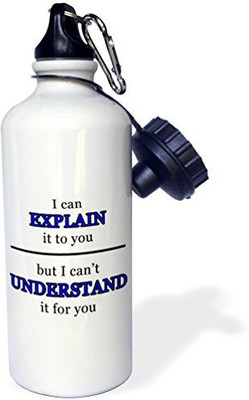 

3dRose 621 ml Water Purifier Bottle(White)