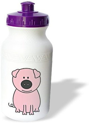 

3dRose 621 ml Water Purifier Bottle(White)