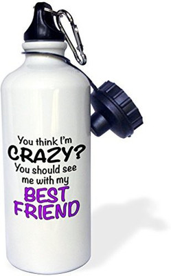 

3dRose 621 ml Water Purifier Bottle(White)