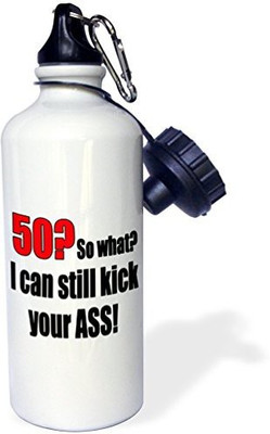 

3dRose 621 ml Water Purifier Bottle(White)