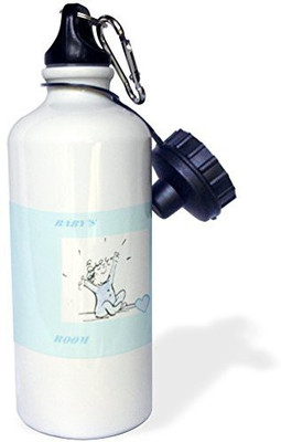 

3dRose 621 ml Water Purifier Bottle(White)