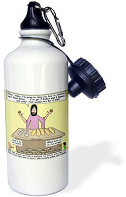 

3dRose 621 ml Water Purifier Bottle(White)