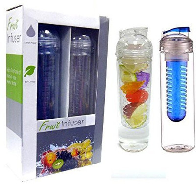 

Sports Water Bottle Fruit Infuser 946 ml Water Purifier Bottle(White)