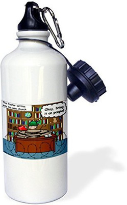 

3dRose 621 ml Water Purifier Bottle(White)