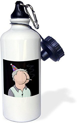 

3dRose 621 ml Water Purifier Bottle(White)