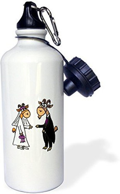

3dRose 621 ml Water Purifier Bottle(White)