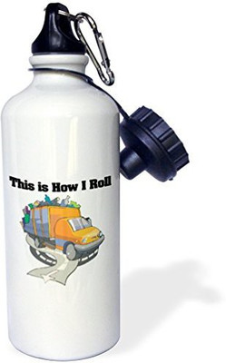 

3dRose 621 ml Water Purifier Bottle(White)