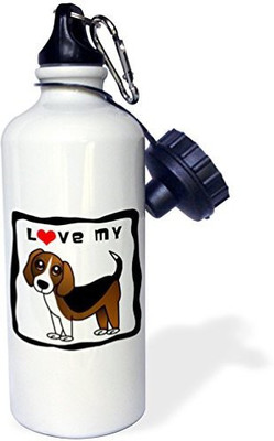 

3dRose 621 ml Water Purifier Bottle(White)