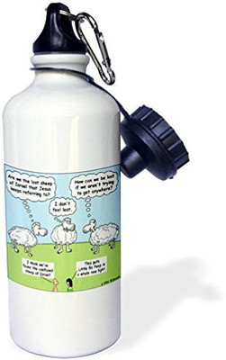 

3dRose 621 ml Water Purifier Bottle(White)