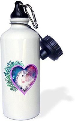 

3dRose 621 ml Water Purifier Bottle(White)