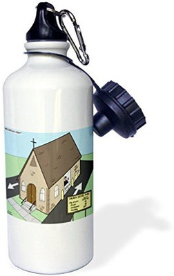 

3dRose 621 ml Water Purifier Bottle(White)