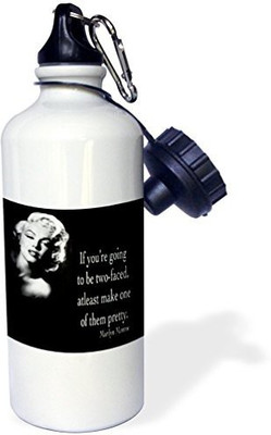 

3dRose 621 ml Water Purifier Bottle(White)