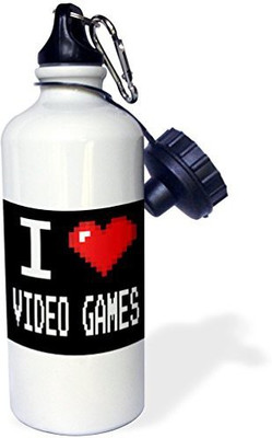 

3dRose 621 ml Water Purifier Bottle(White)