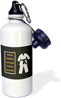 

3dRose 621 ml Water Purifier Bottle(White)