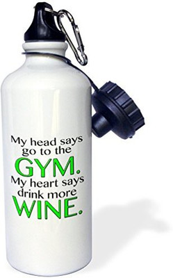 

3dRose 621 ml Water Purifier Bottle(White)