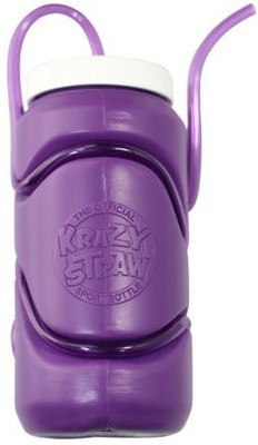 

Krazy Straw 355 ml Water Purifier Bottle(Purple)