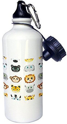 

3dRose 621 ml Water Purifier Bottle(White)