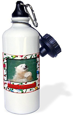 

3dRose 621 ml Water Purifier Bottle(White)