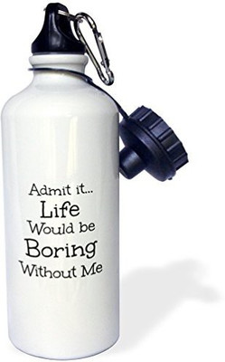 

3dRose 621 ml Water Purifier Bottle(White)