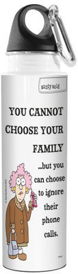

Tree-Free Greetings 532 ml Water Purifier Bottle(Silver)
