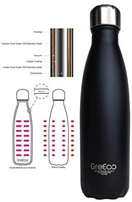 

GreEco 500 ml Water Purifier Bottle(Black)