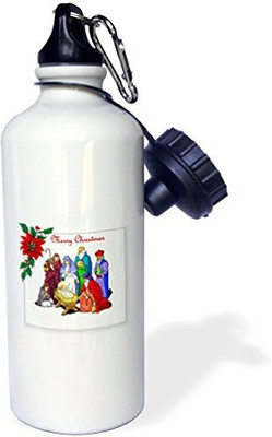 

3dRose 621 ml Water Purifier Bottle(White)