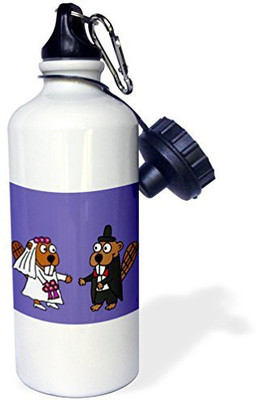 

3dRose 621 ml Water Purifier Bottle(White)