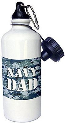 3dRose 621 ml Water Purifier Bottle(White)