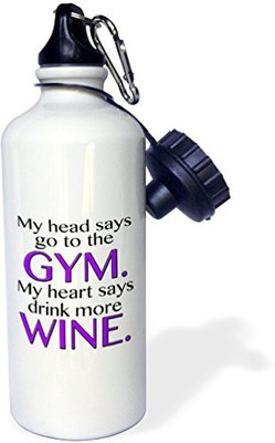 

3dRose 621 ml Water Purifier Bottle(White)