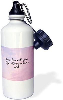 3dRose 621 ml Water Purifier Bottle(White)