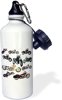

3dRose 621 ml Water Purifier Bottle(White)