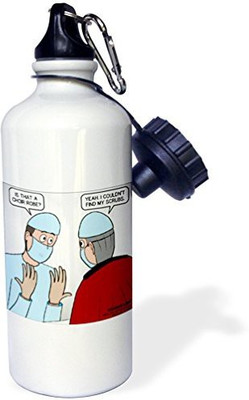 

3dRose 621 ml Water Purifier Bottle(White)