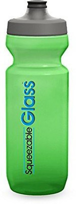 

Squeezable Glass 651 ml Water Purifier Bottle(Green)