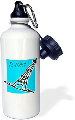 

3dRose 621 ml Water Purifier Bottle(White)