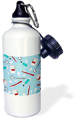 

3dRose 621 ml Water Purifier Bottle(White)