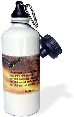 

3dRose 621 ml Water Purifier Bottle(White)