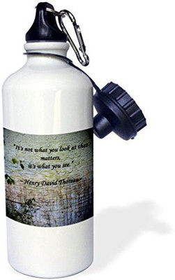 

3dRose 621 ml Water Purifier Bottle(White)