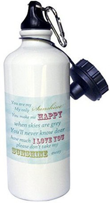 

3dRose 621 ml Water Purifier Bottle(White)