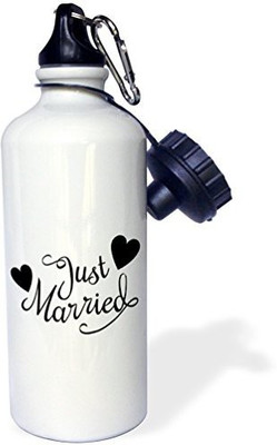 

3dRose 621 ml Water Purifier Bottle(White)