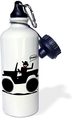

3dRose 621 ml Water Purifier Bottle(White)
