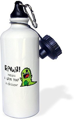

3dRose 621 ml Water Purifier Bottle(White)