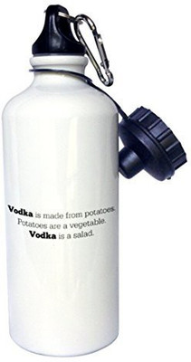 

3dRose 621 ml Water Purifier Bottle(White)