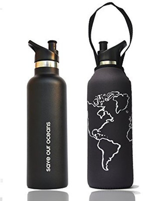 

The Traveller 739 ml Water Purifier Bottle(Black)