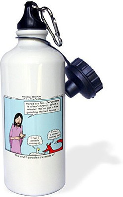 

3dRose 621 ml Water Purifier Bottle(White)